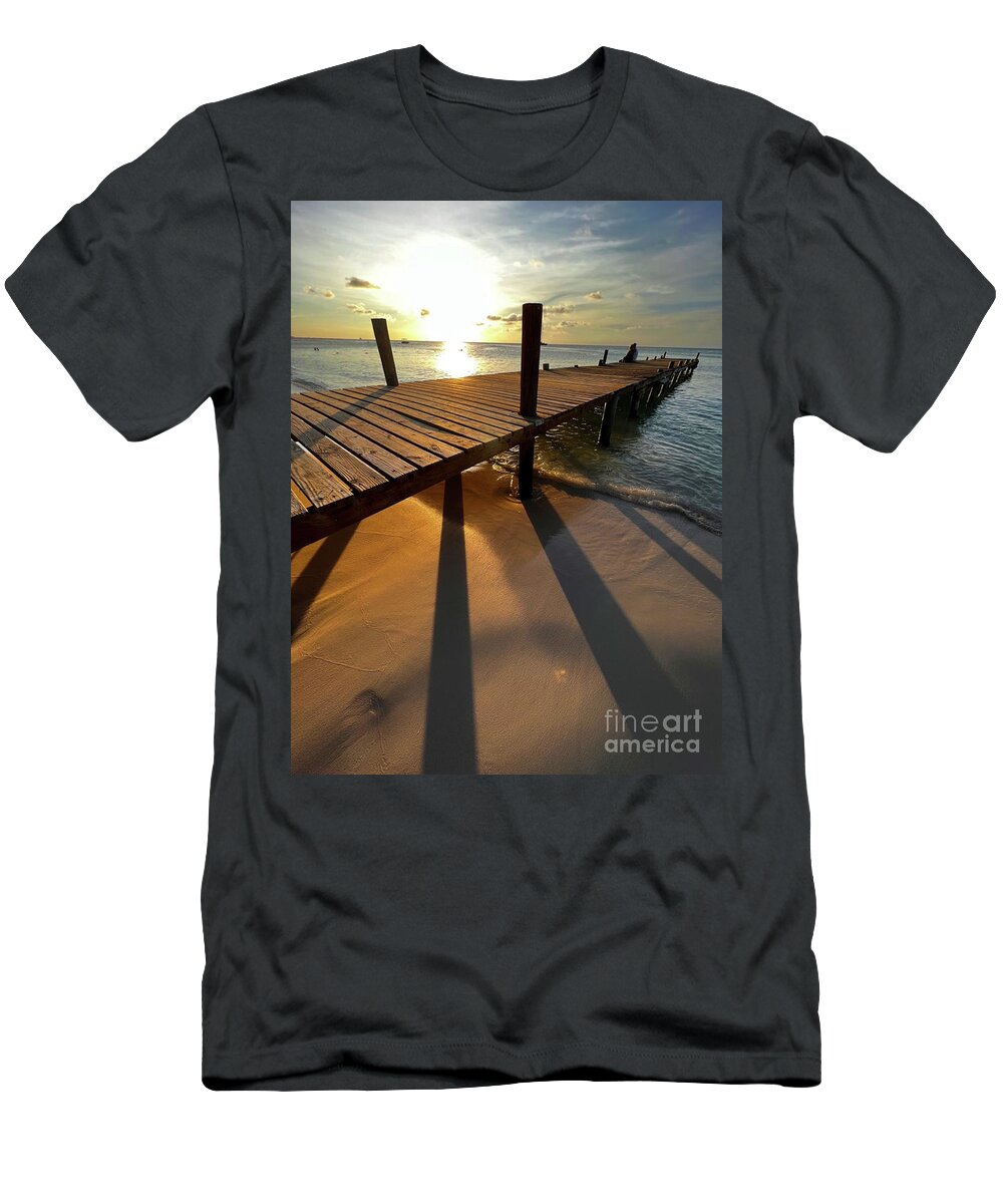 Sunset T-Shirt featuring the photograph Golden Hour by Sean Hagan