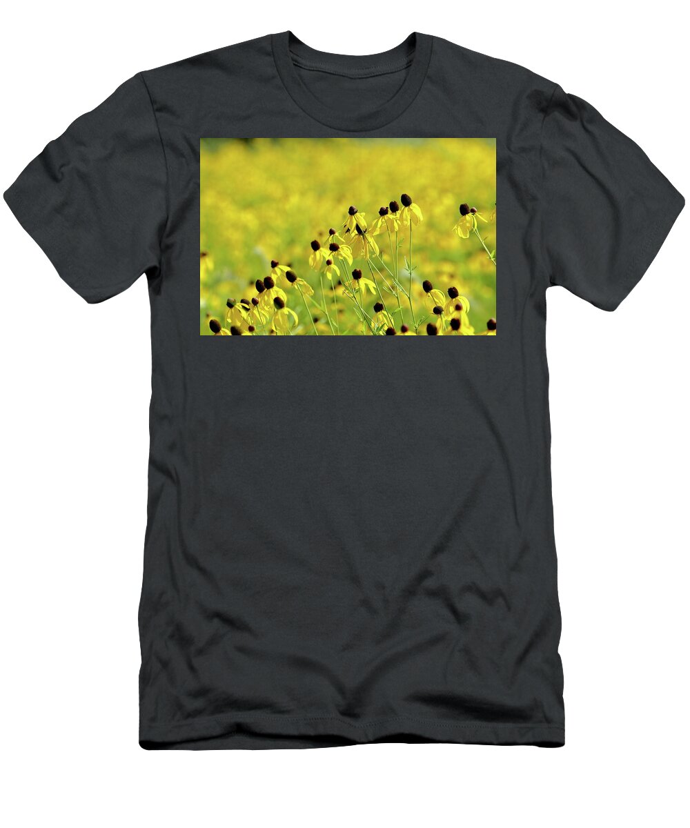 Nature T-Shirt featuring the photograph Golden Prairie by Lens Art Photography By Larry Trager
