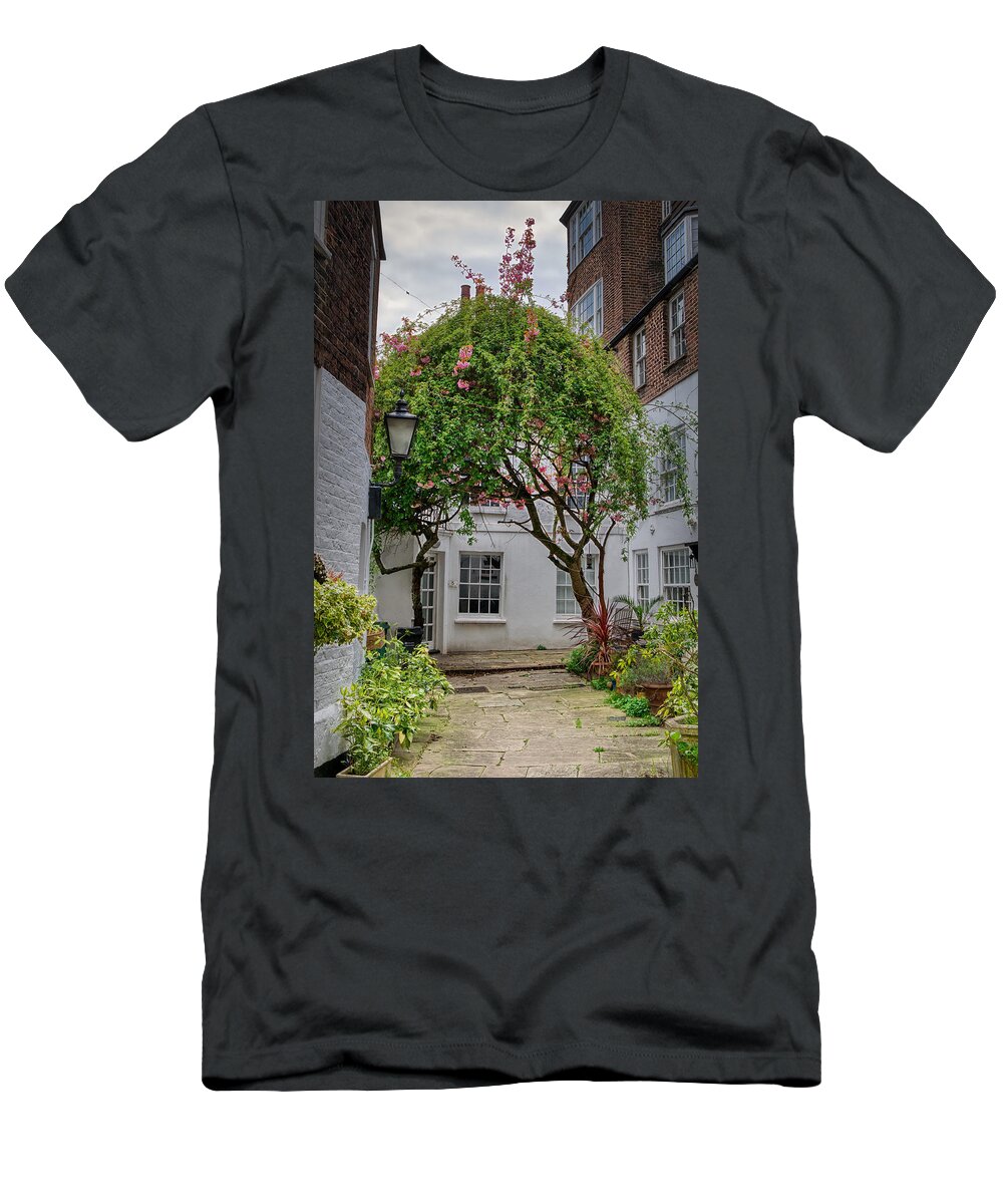 Golden Yard Hampstead T-Shirt featuring the photograph Golden Yard Hampstead by Raymond Hill