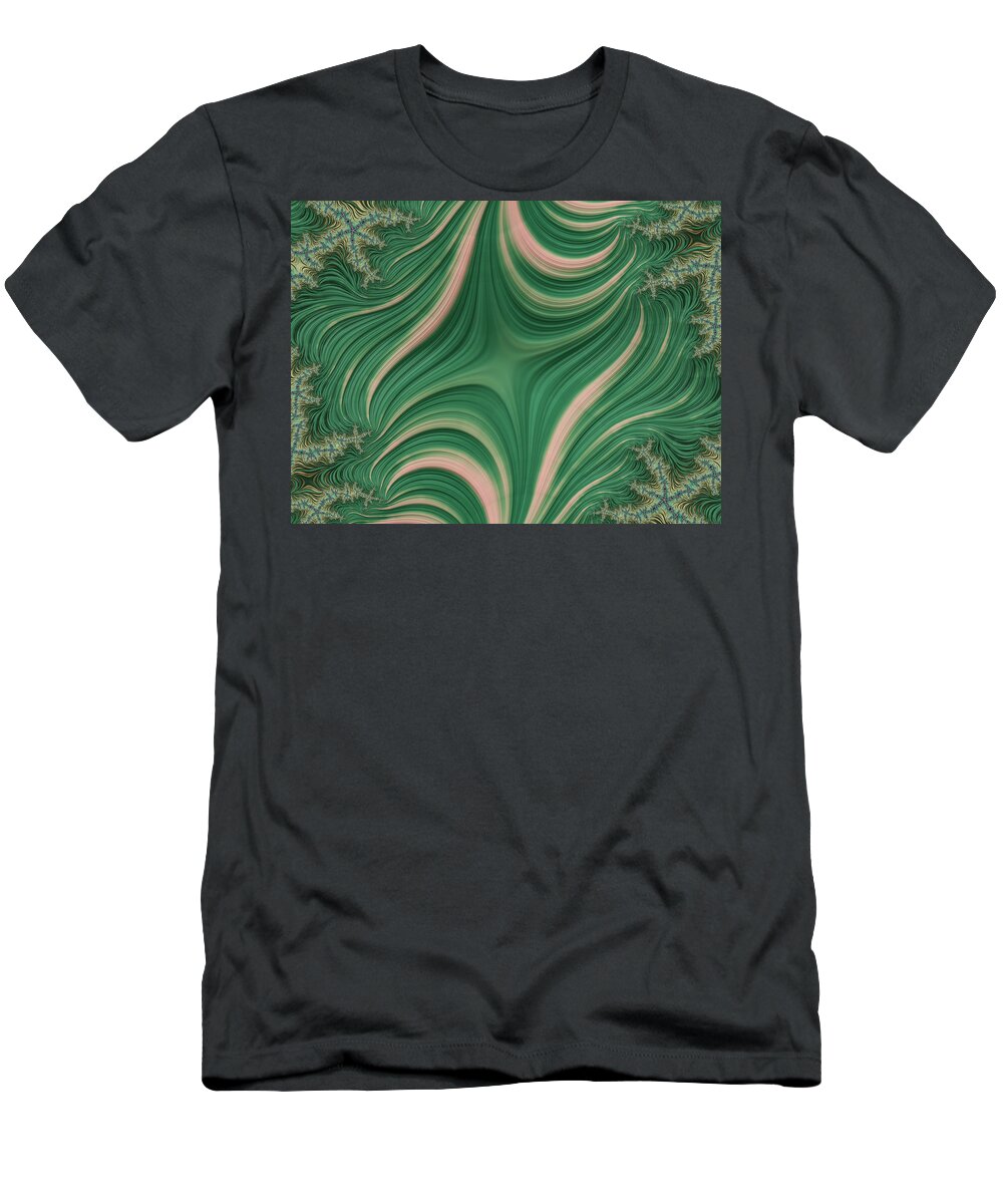 Abstract T-Shirt featuring the digital art Golf Course by Manpreet Sokhi