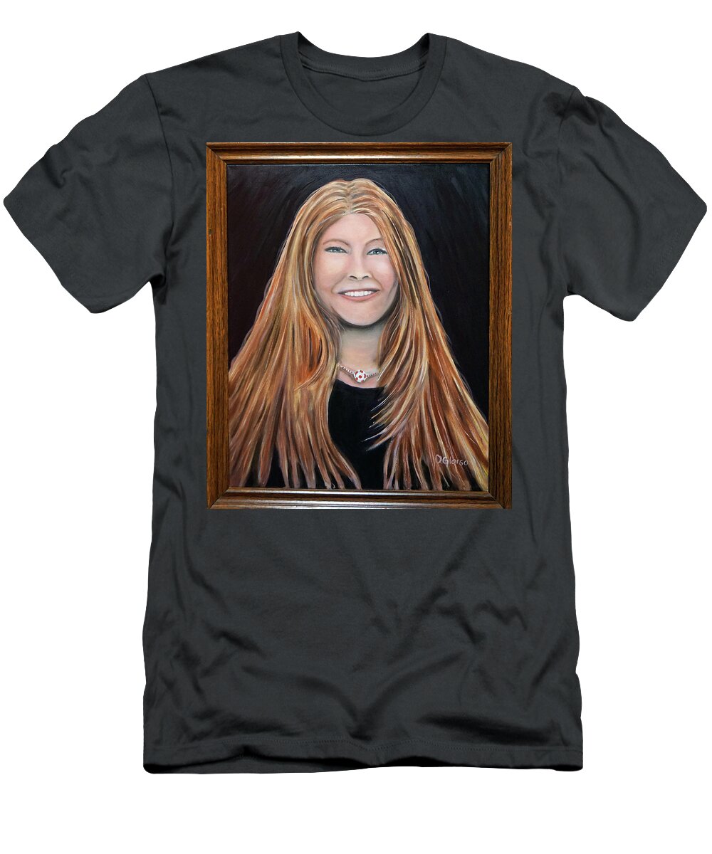 Grace T-Shirt featuring the painting Grace by Dean Glorso