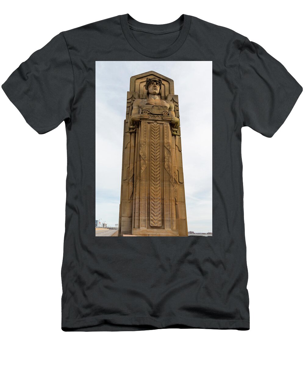 Guardian Of Transportation Auto T-Shirt featuring the photograph Guardian Of Transportation Auto by Dale Kincaid