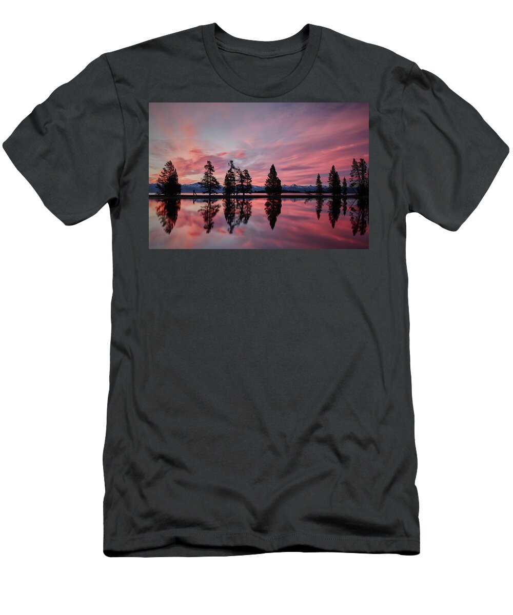  T-Shirt featuring the photograph Gull Point at Sunrise by Jon Glaser