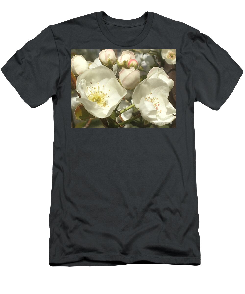Pear Flowers T-Shirt featuring the photograph Happy Family by Carmen Lam