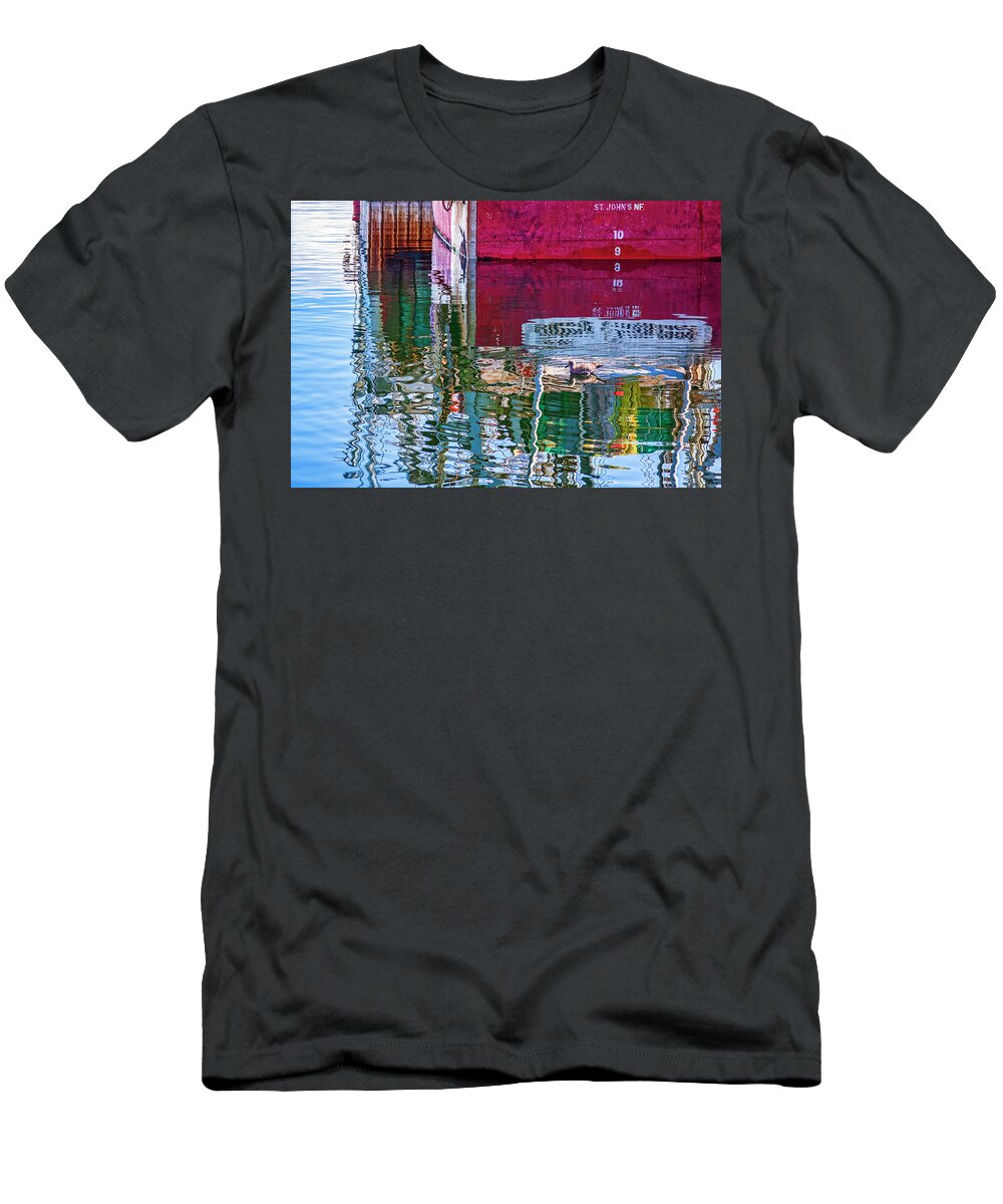 Water Reflections T-Shirt featuring the photograph Happy water reflections by Tatiana Travelways