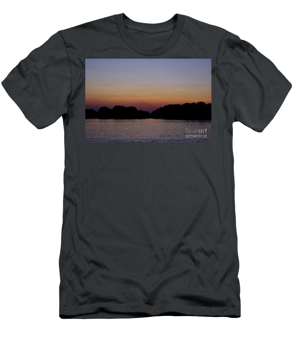 Harmony T-Shirt featuring the photograph Harmony And Peace of Sunset by Leonida Arte