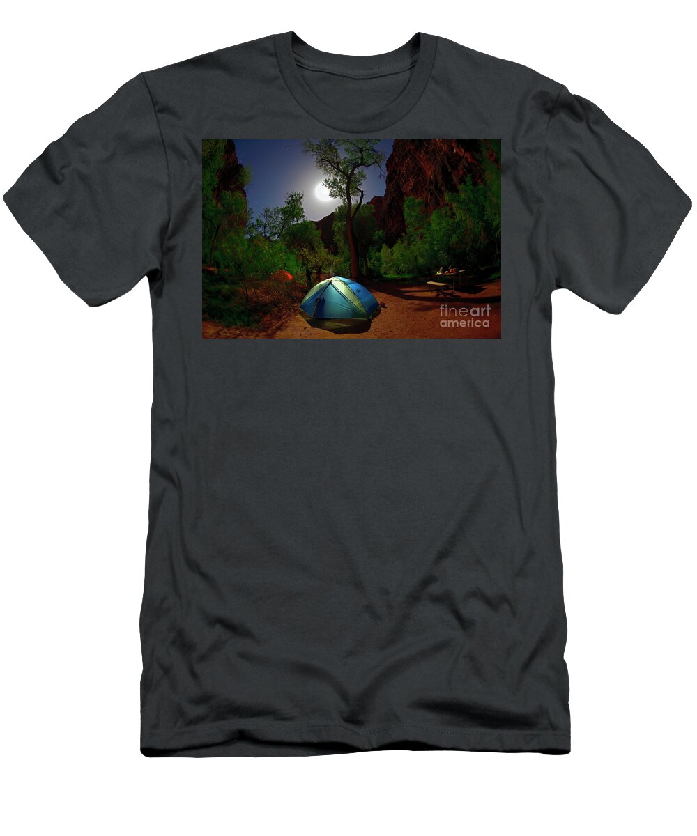Havasupai T-Shirt featuring the photograph Havasupai Campground by Amazing Action Photo Video