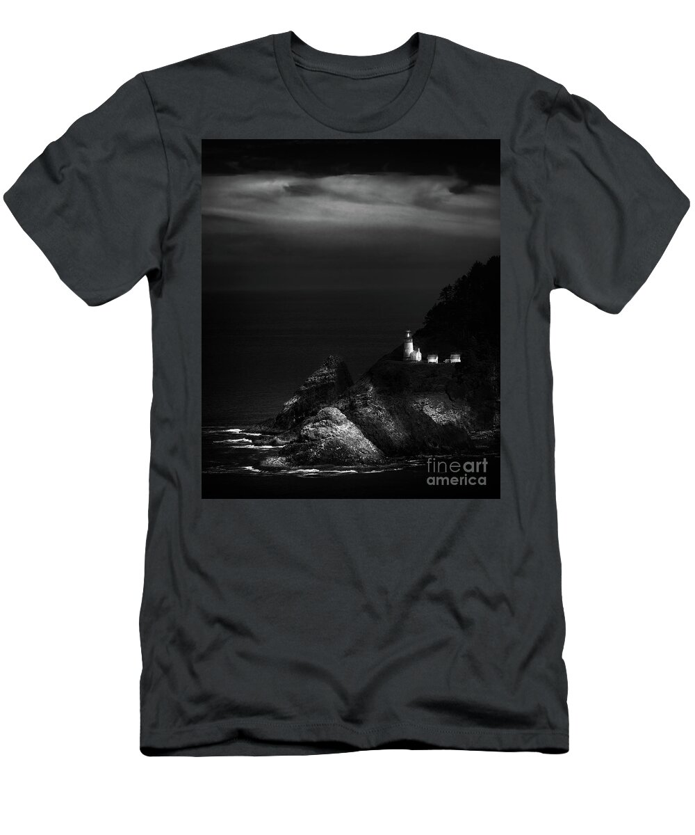 Heceta Head Lighthouse T-Shirt featuring the photograph Heceta Head Lighthouse by Doug Sturgess