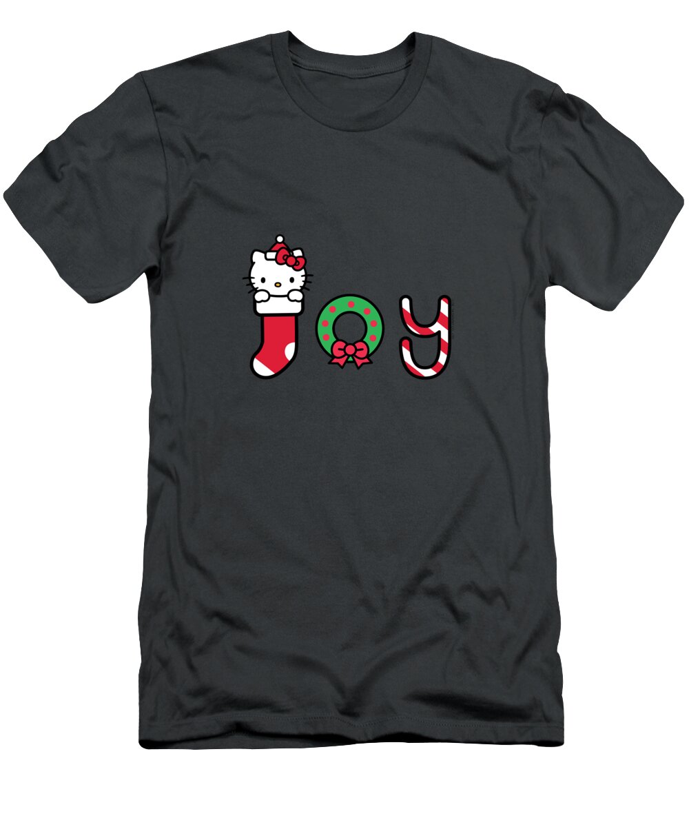 Hello Kitty Christmas Joy T-Shirt by Niall Rudi - Pixels