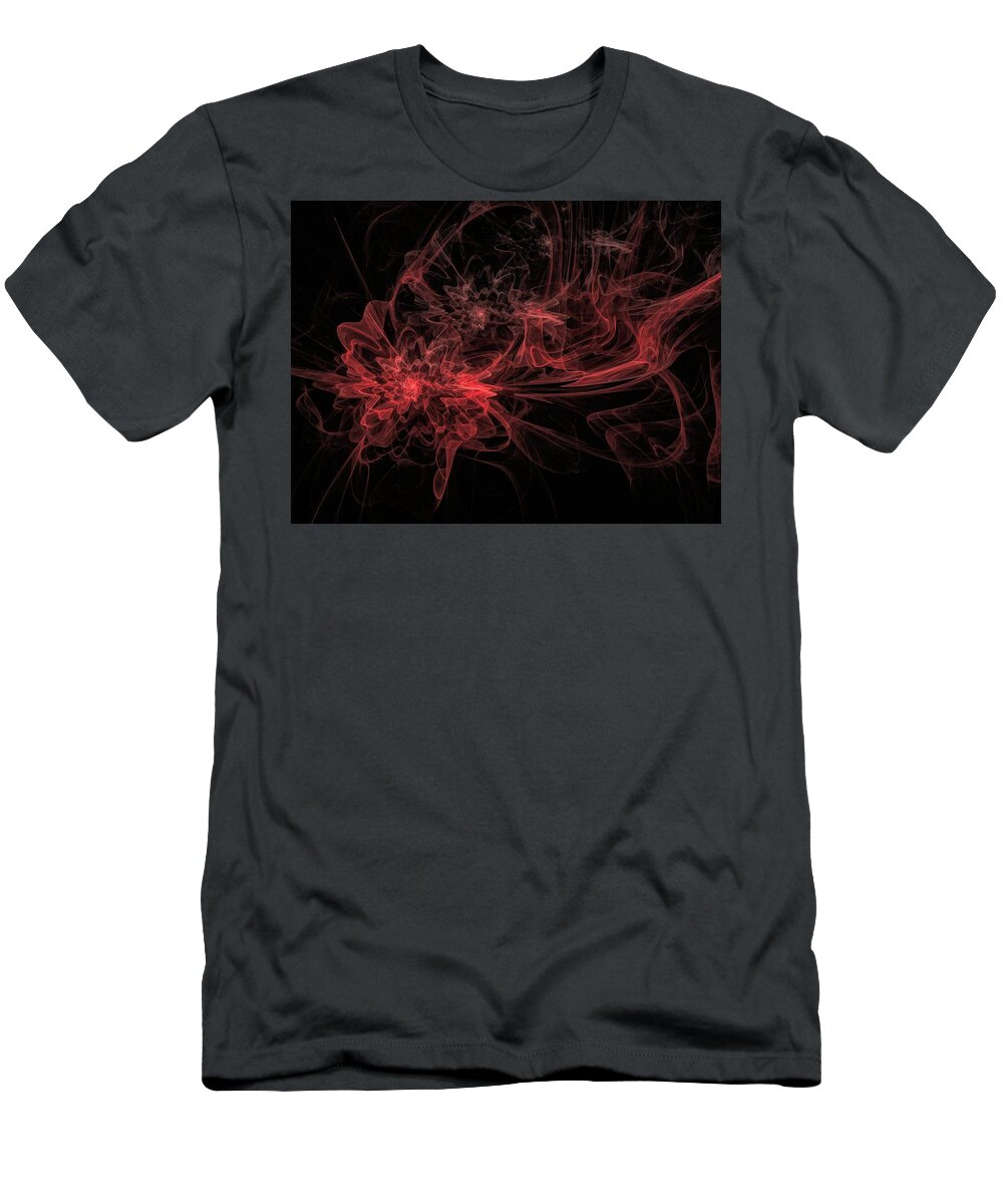 Home T-Shirt featuring the digital art Here Comes a Man by Jeff Iverson