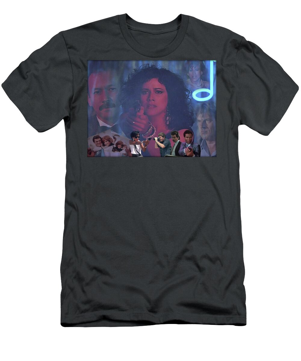 Miami Vice T-Shirt featuring the digital art Heroes of the Revolution 2 by Mark Baranowski