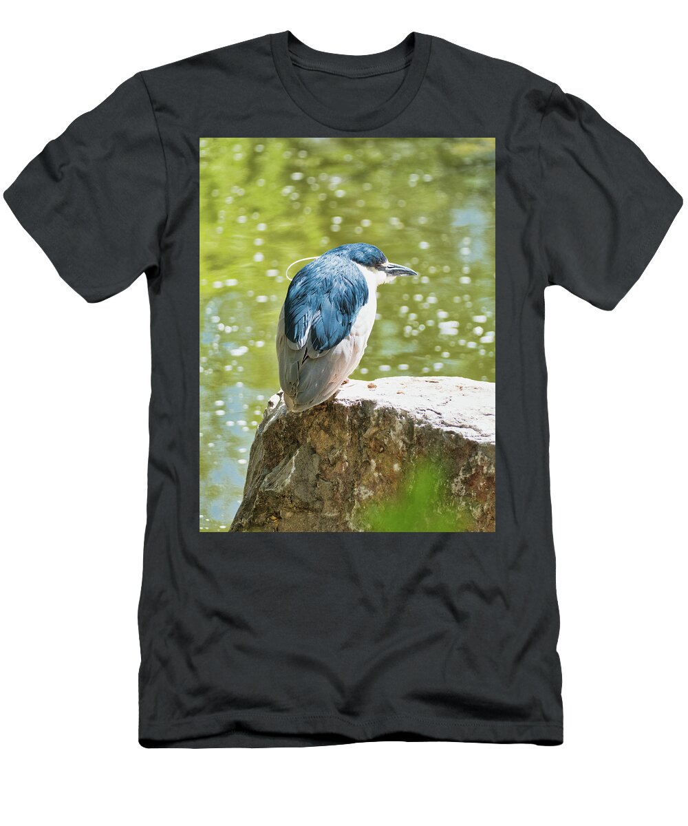 Animals T-Shirt featuring the photograph Heron by Segura Shaw Photography