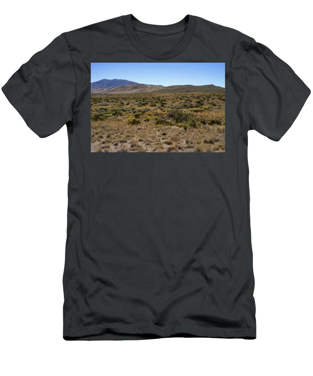 Sky-blue T-Shirt featuring the photograph High Desert by Ron Roberts