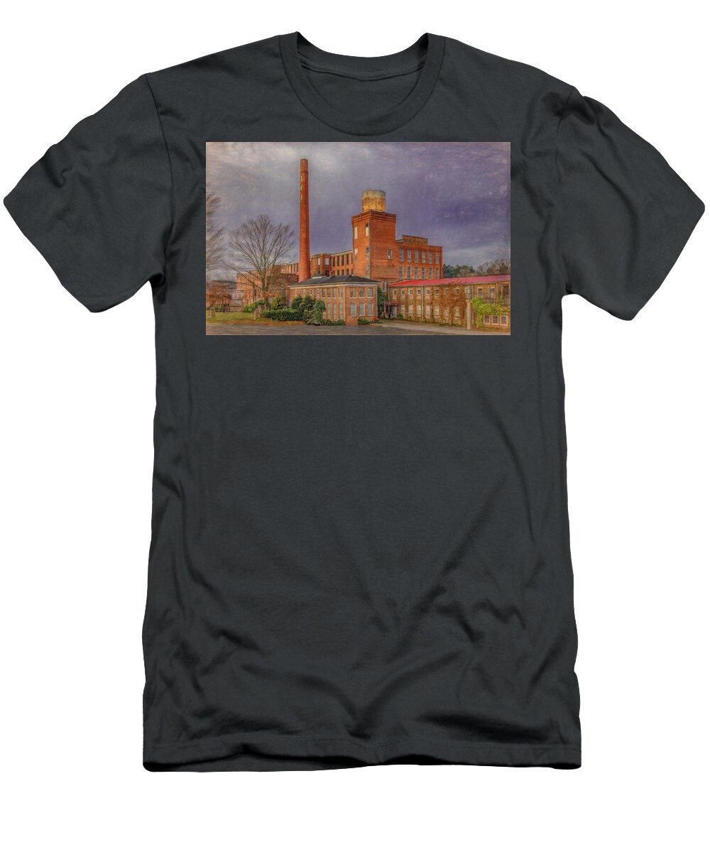 Cleveland T-Shirt featuring the photograph Historic Hardwick Woolen Mill, Tennessee by Marcy Wielfaert
