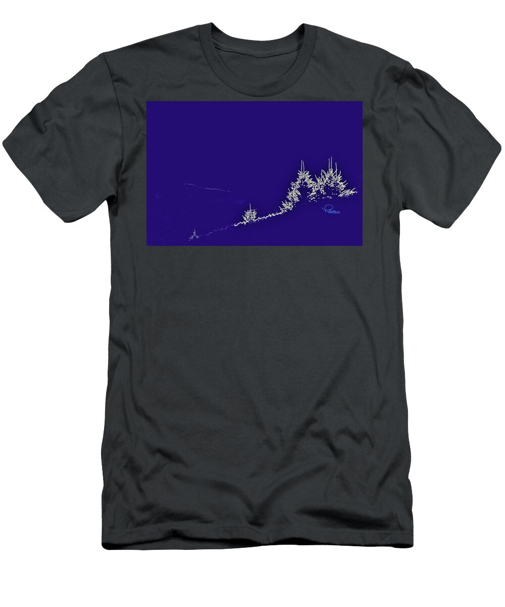 Photomanipulation T-Shirt featuring the digital art Holiday Art 2022 by Ludwig Keck