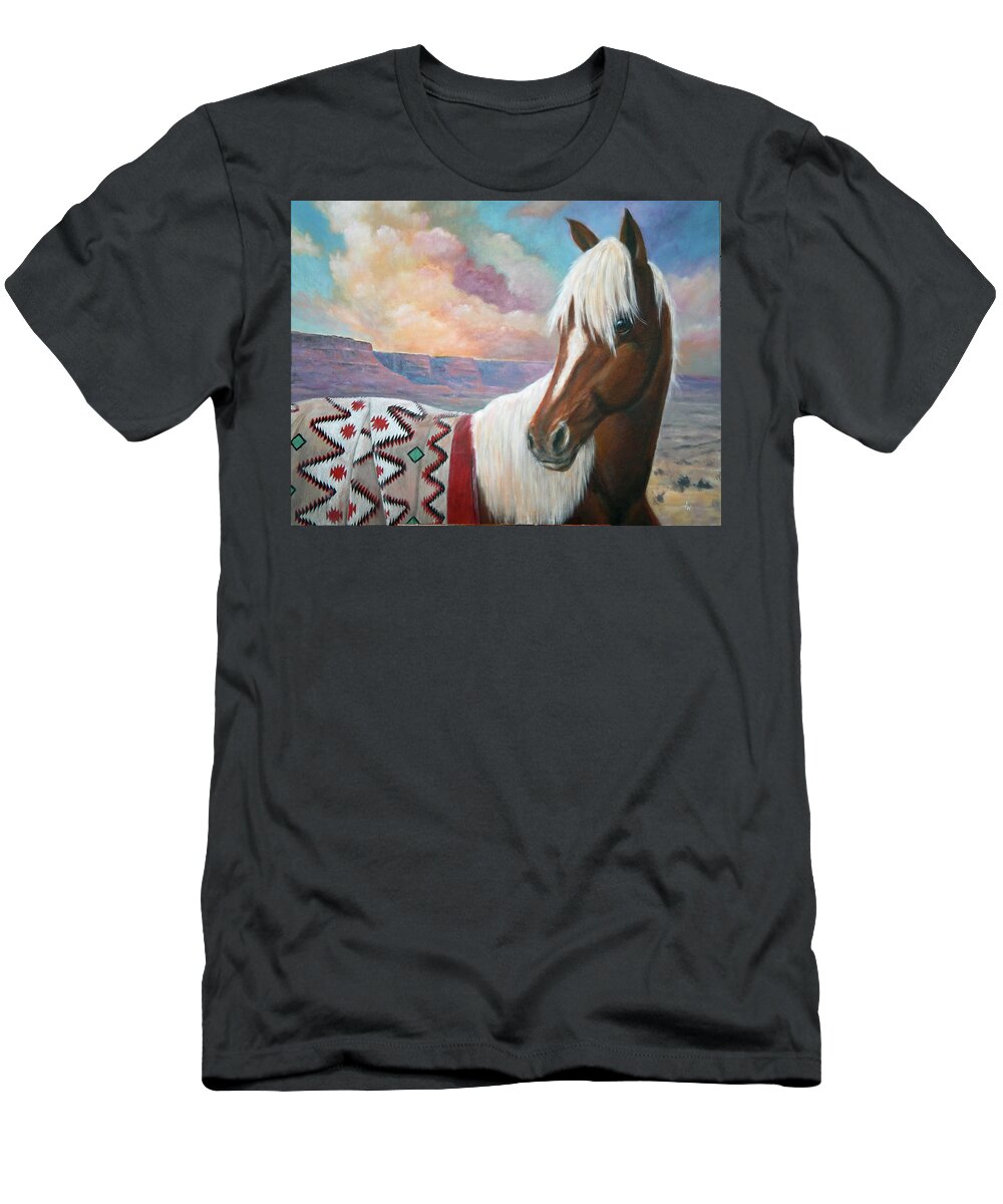 Hope T-Shirt featuring the painting Hope by Arie Van der Wijst