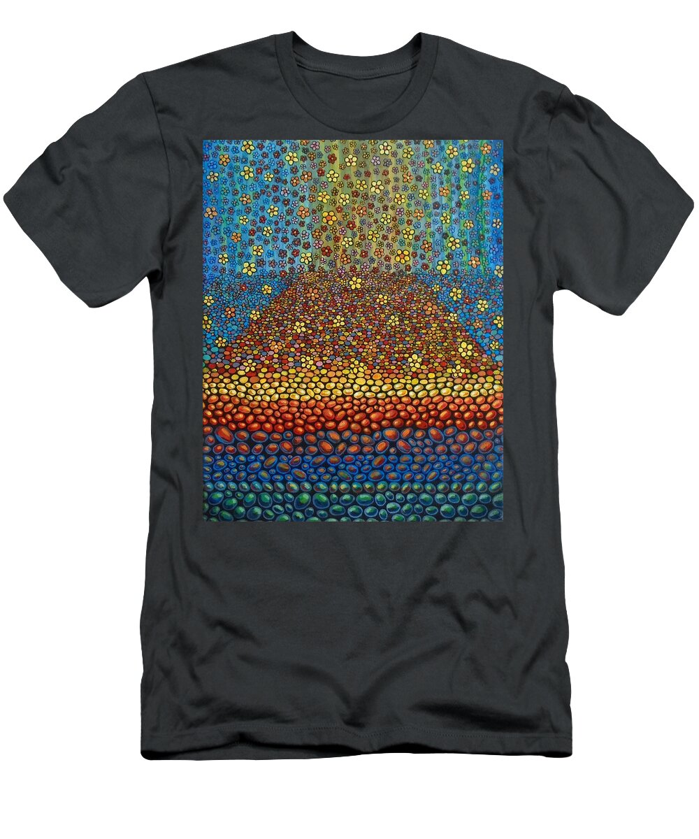 Hope T-Shirt featuring the painting Hope Rises by Mindy Huntress