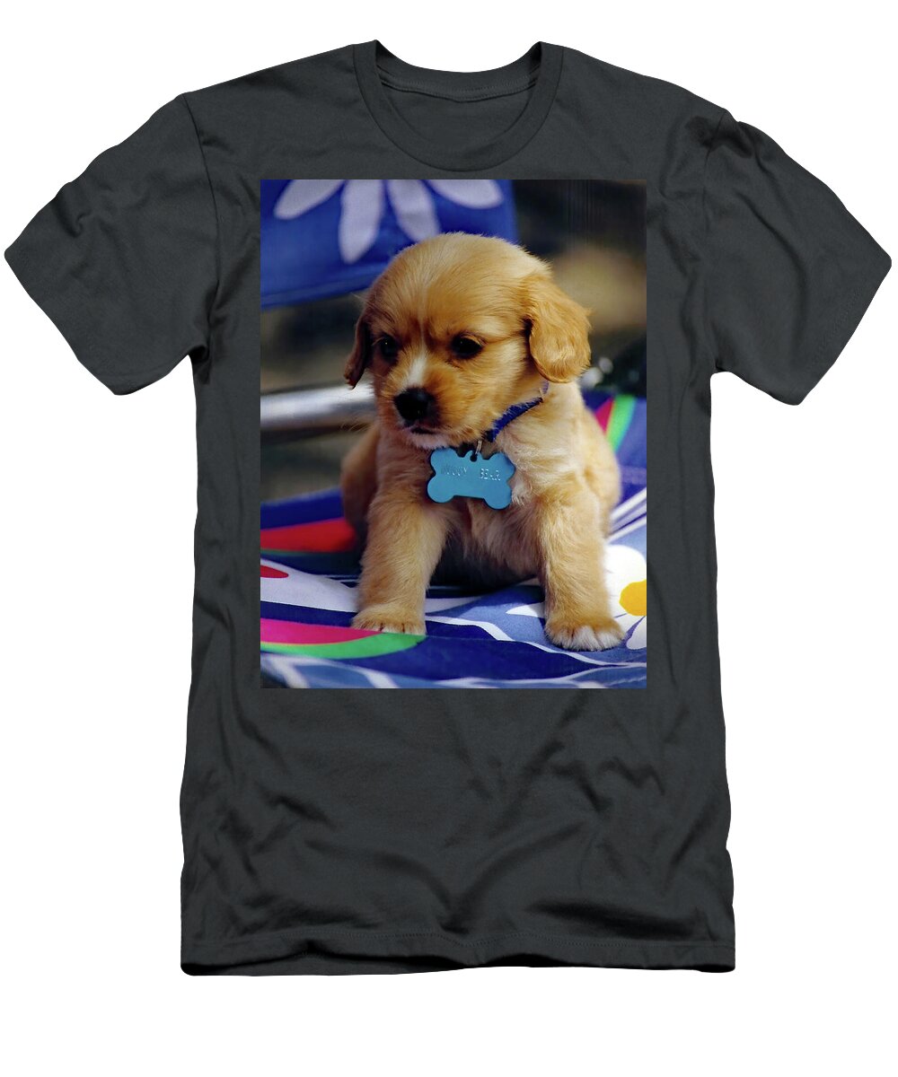 Puppy T-Shirt featuring the photograph Huggy Bear by Jennifer Robin