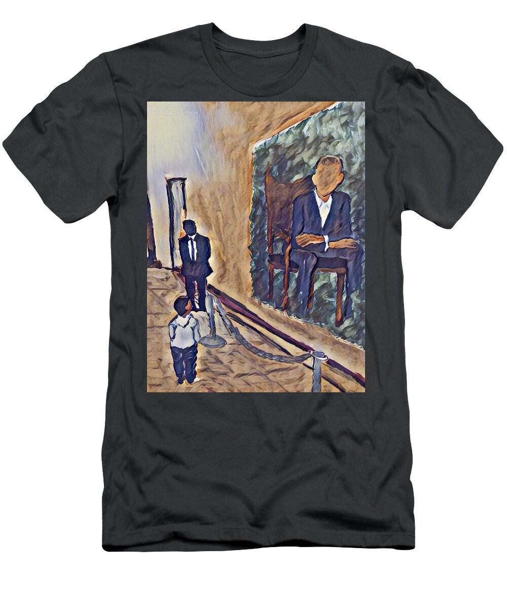  T-Shirt featuring the painting I Can by Angie ONeal