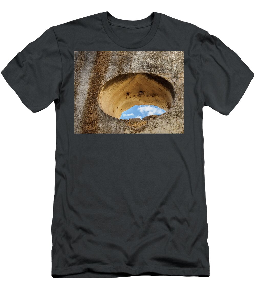 Sky T-Shirt featuring the photograph I Looked Down a Hole and Saw the Sky by Mary Lee Dereske