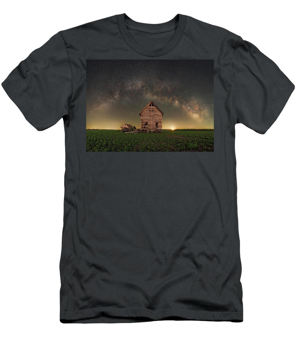Nightscape T-Shirt featuring the photograph If You Build It by Grant Twiss