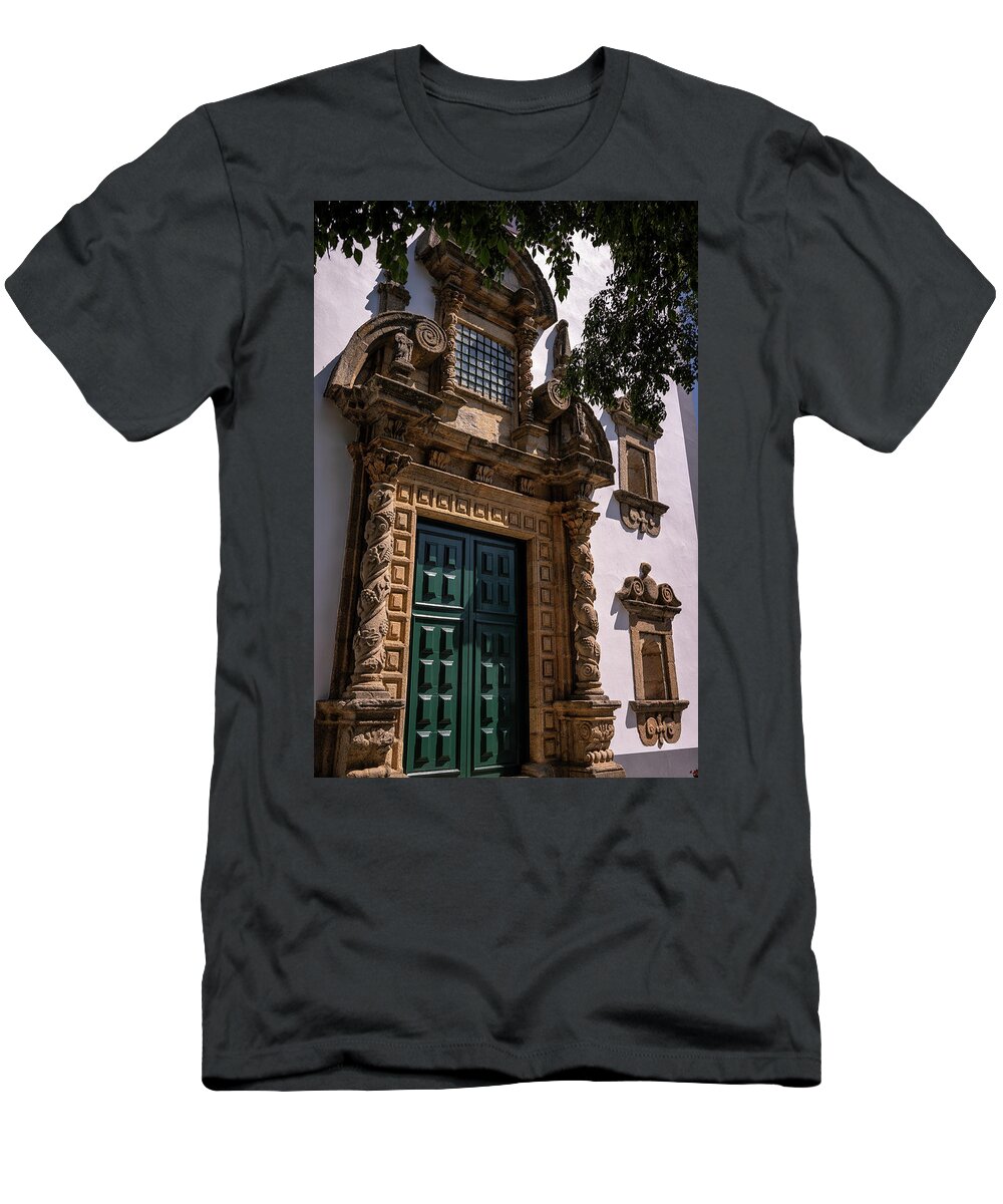 Braganza T-Shirt featuring the photograph Igreja de Santa Maria, Braganza by Pablo Lopez