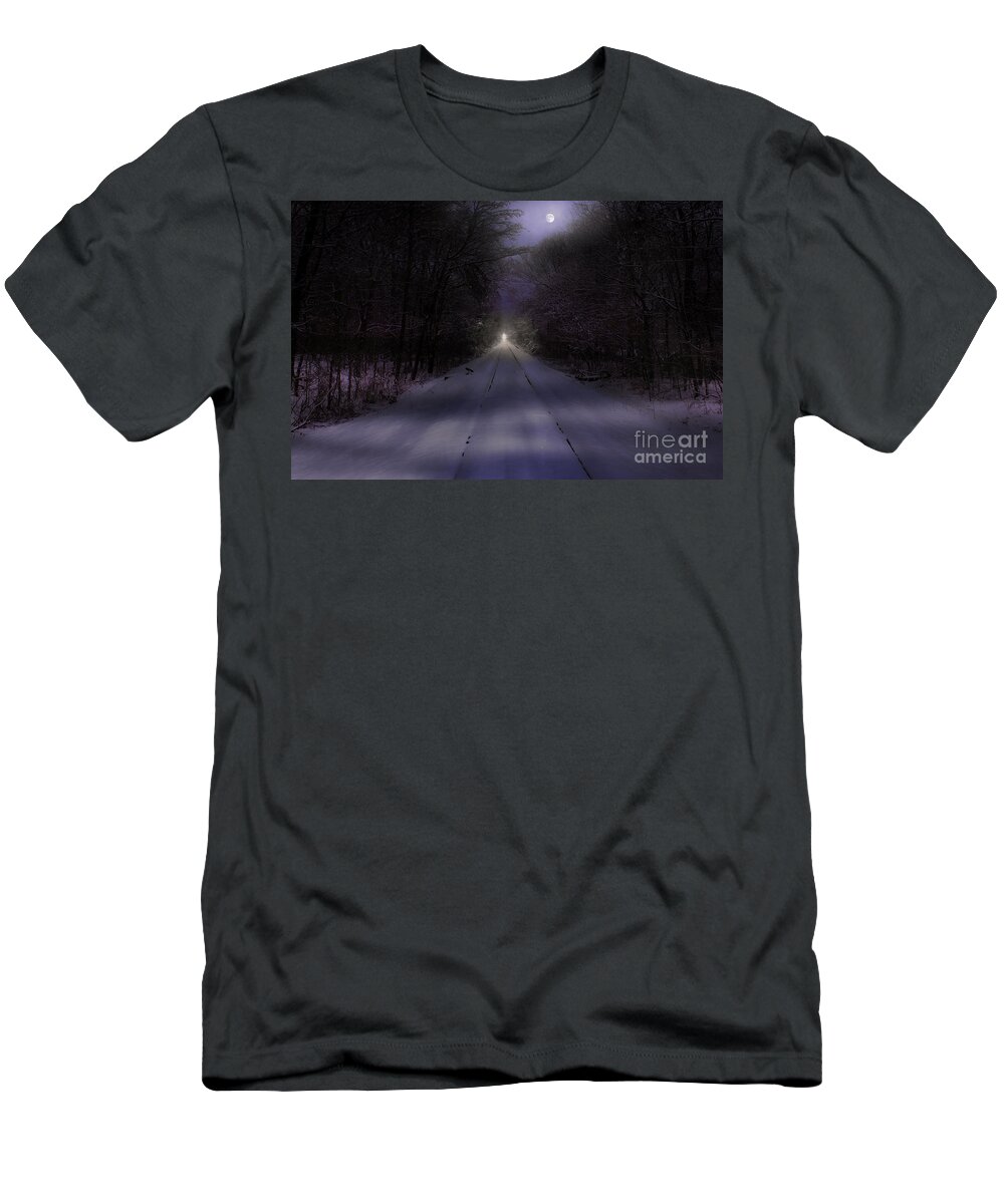 Christmas T-Shirt featuring the photograph I'll be home for Christmas by Rick Lipscomb