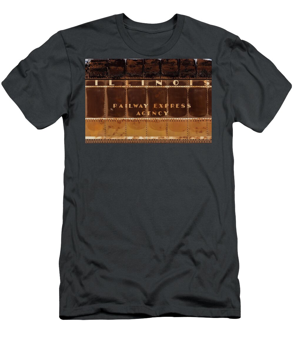 Train T-Shirt featuring the photograph Illinois Train by Stephen Holst