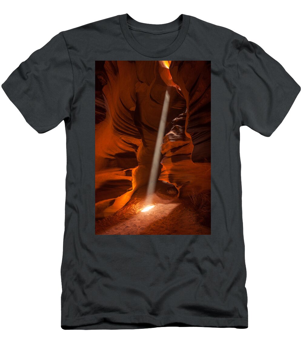 Antelope Canyon T-Shirt featuring the photograph Illuminati by Peter Boehringer
