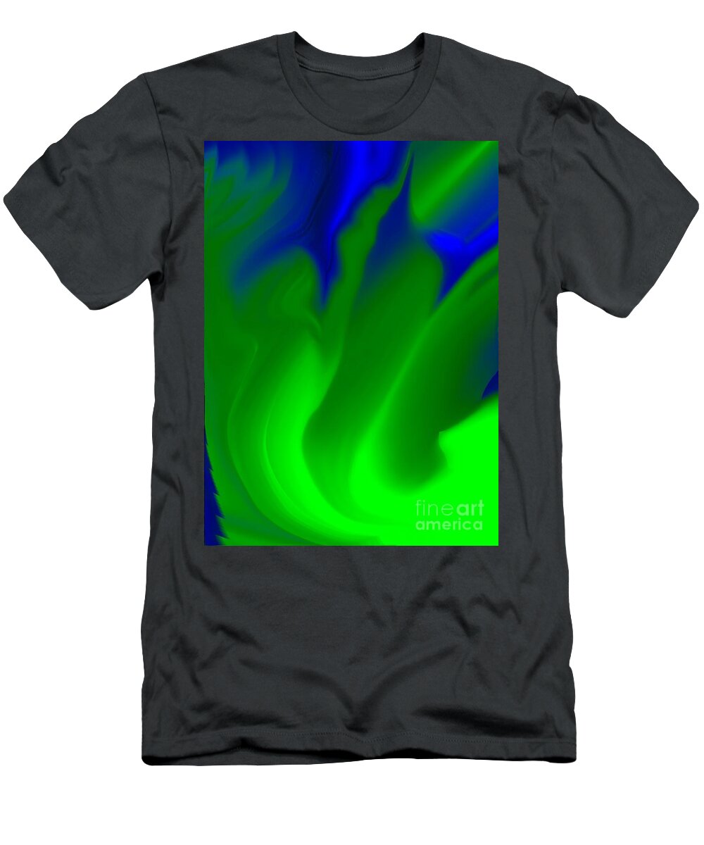 Billowy T-Shirt featuring the digital art Illusionary Dance by Glenn Hernandez