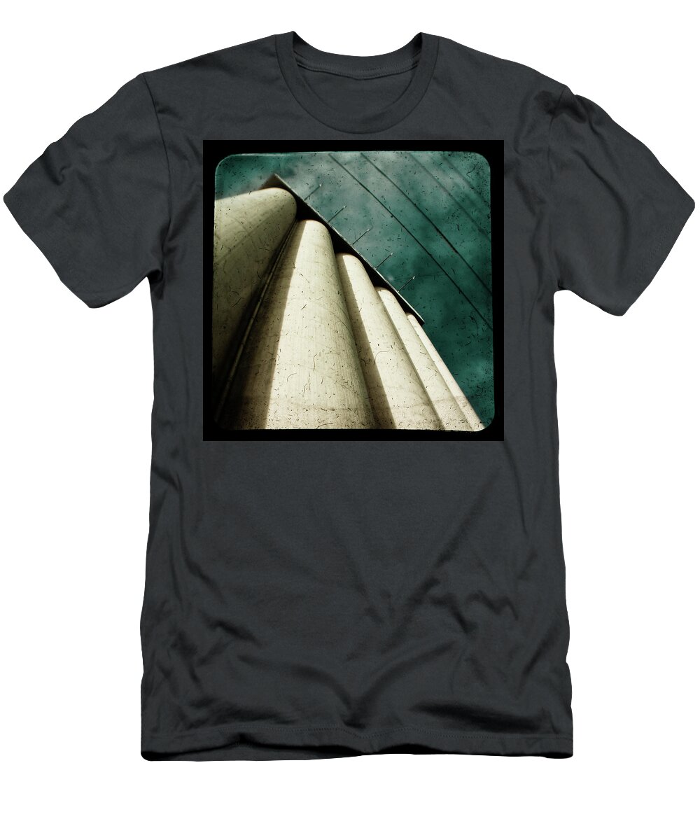 Industrial T-Shirt featuring the photograph Impending Doom by Andrew Paranavitana
