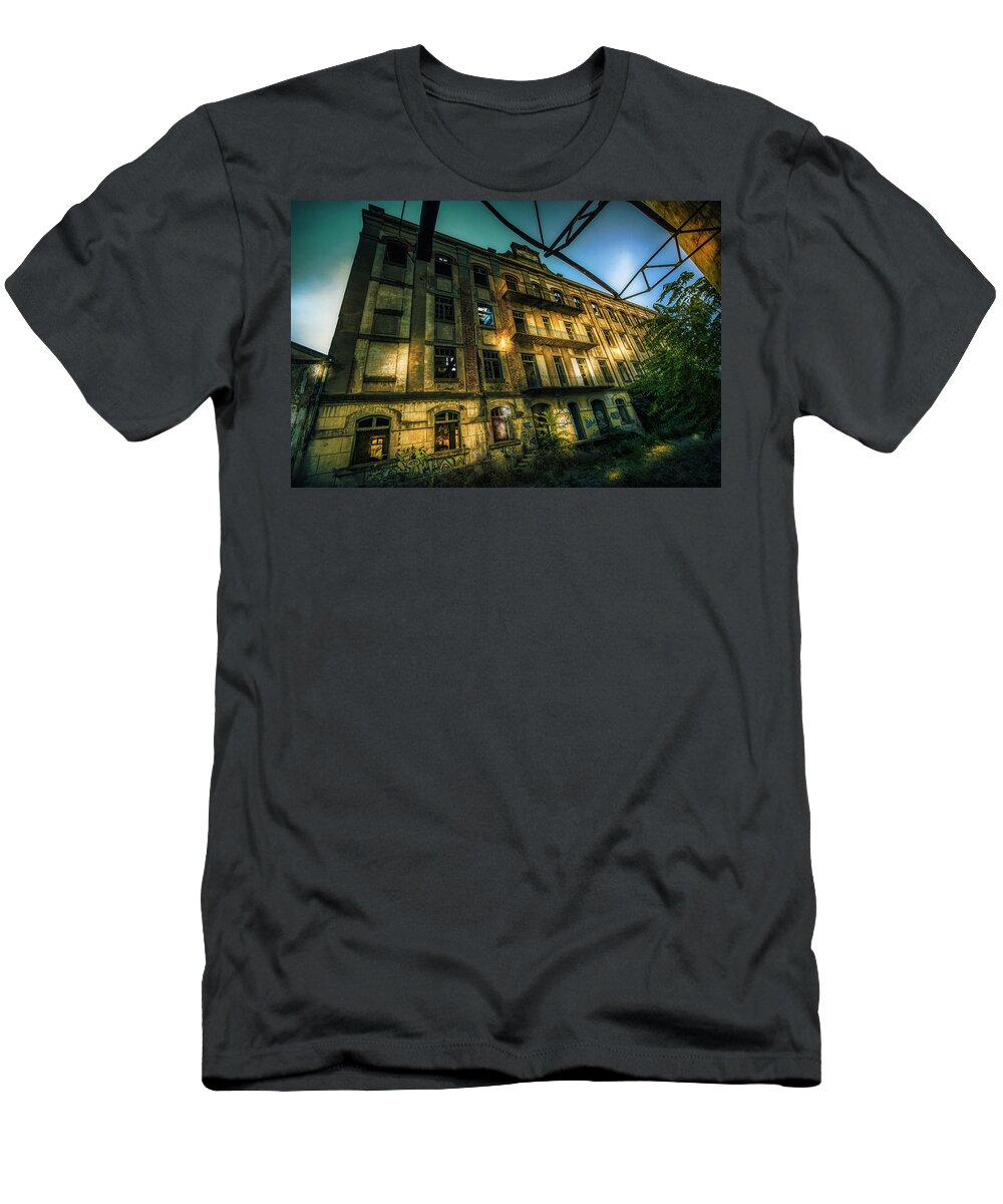 Factories T-Shirt featuring the photograph In The Land of The Vandals by Micah Offman
