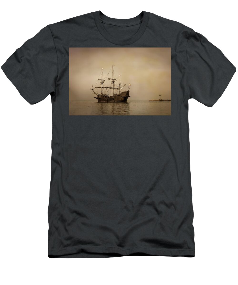 Boats T-Shirt featuring the photograph In The Mist by Dale Kincaid