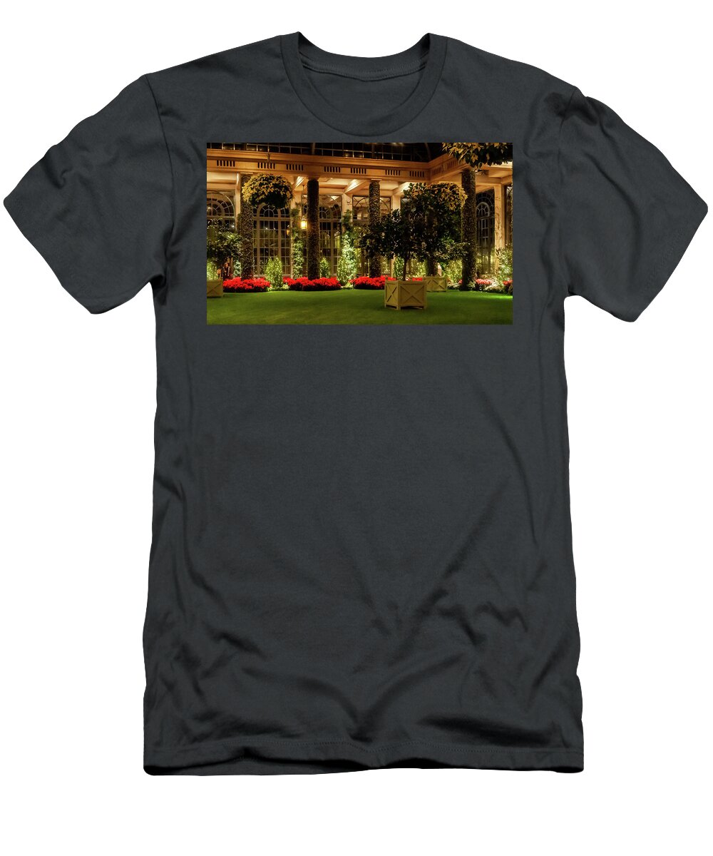 Christmas Tree T-Shirt featuring the photograph Indoor Christmas Decerations by Louis Dallara