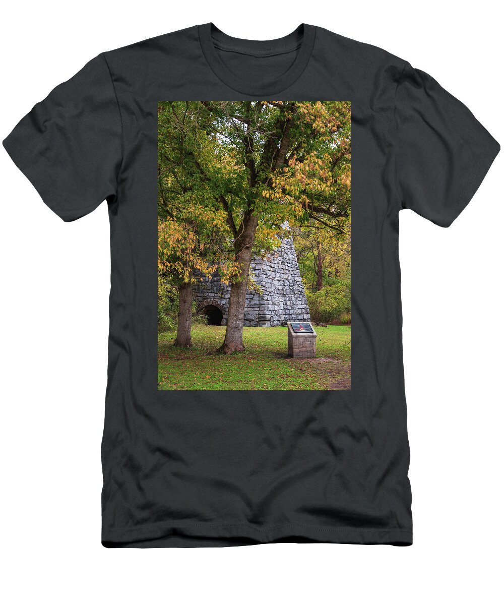 Structure T-Shirt featuring the photograph Iron Furnace by Grant Twiss