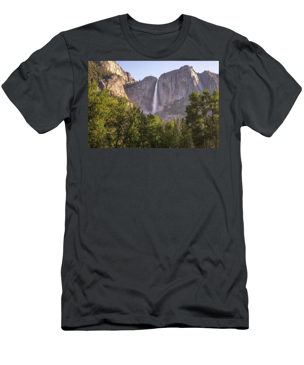 Yosemite Valley T-Shirt featuring the photograph It's Timeless Upper Yosemite Falls by Joseph S Giacalone