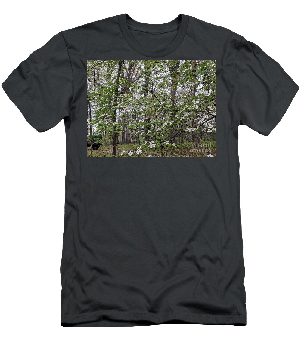 Dogwoods T-Shirt featuring the photograph Ivy Bend Dogwoods by Kathryn Cornett