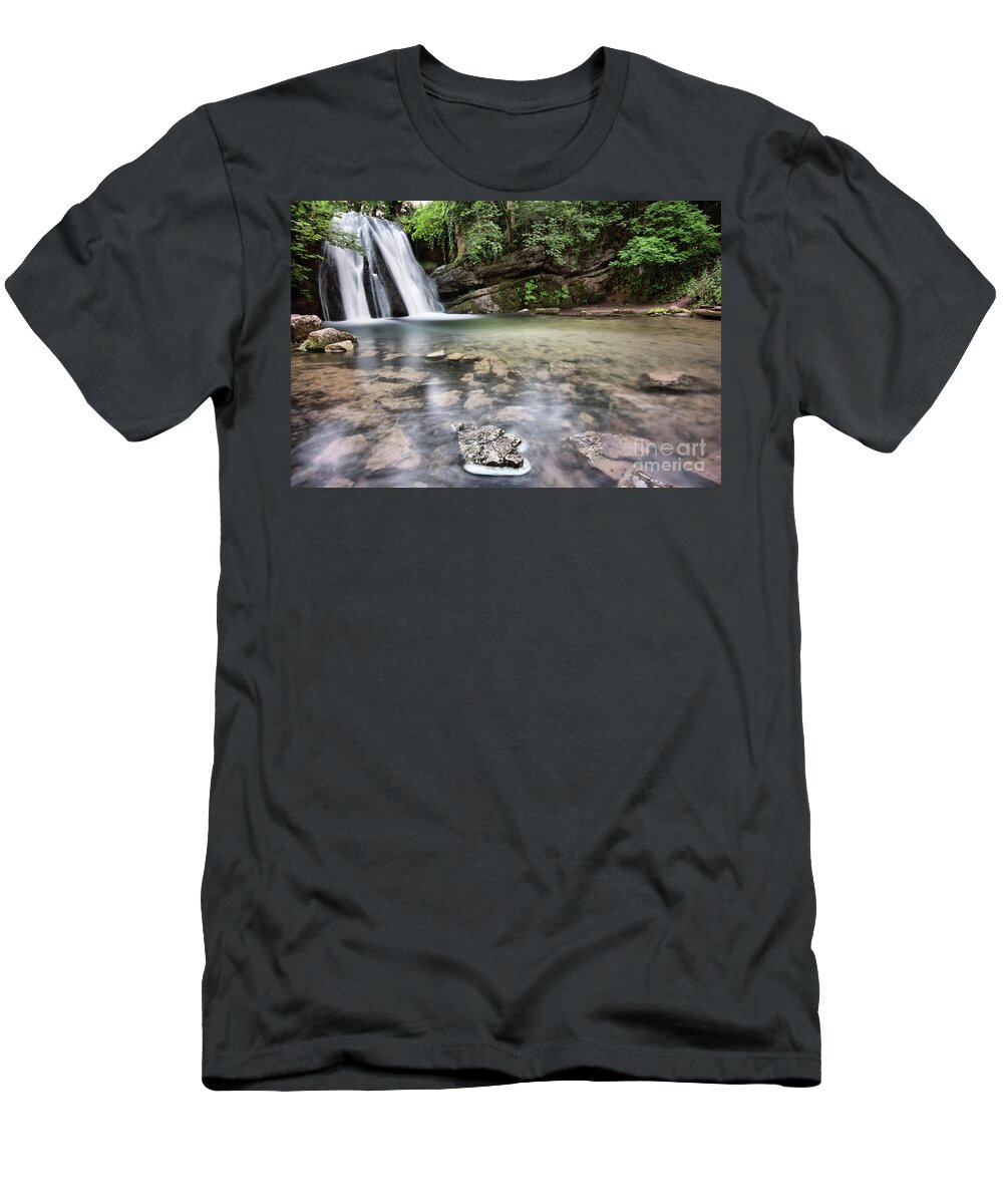Uk T-Shirt featuring the photograph Janets Foss, Malham by Tom Holmes Photography