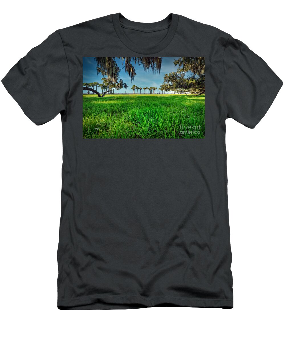 Landscapes T-Shirt featuring the photograph Jekyll Island Grandeur by DB Hayes