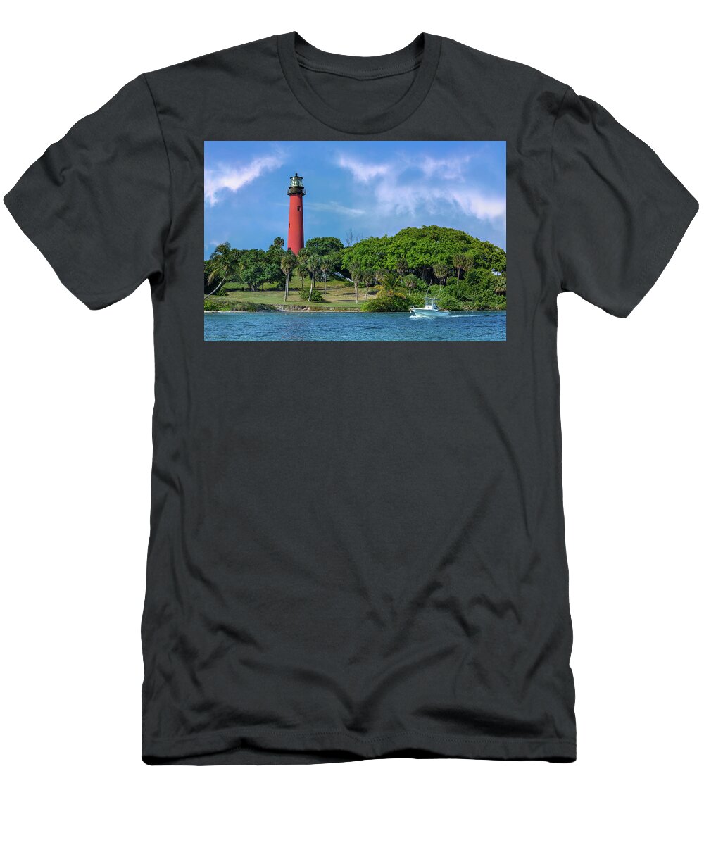 Jupiter Lighthouse T-Shirt featuring the photograph Jupiter Lighthouse by Laura Fasulo