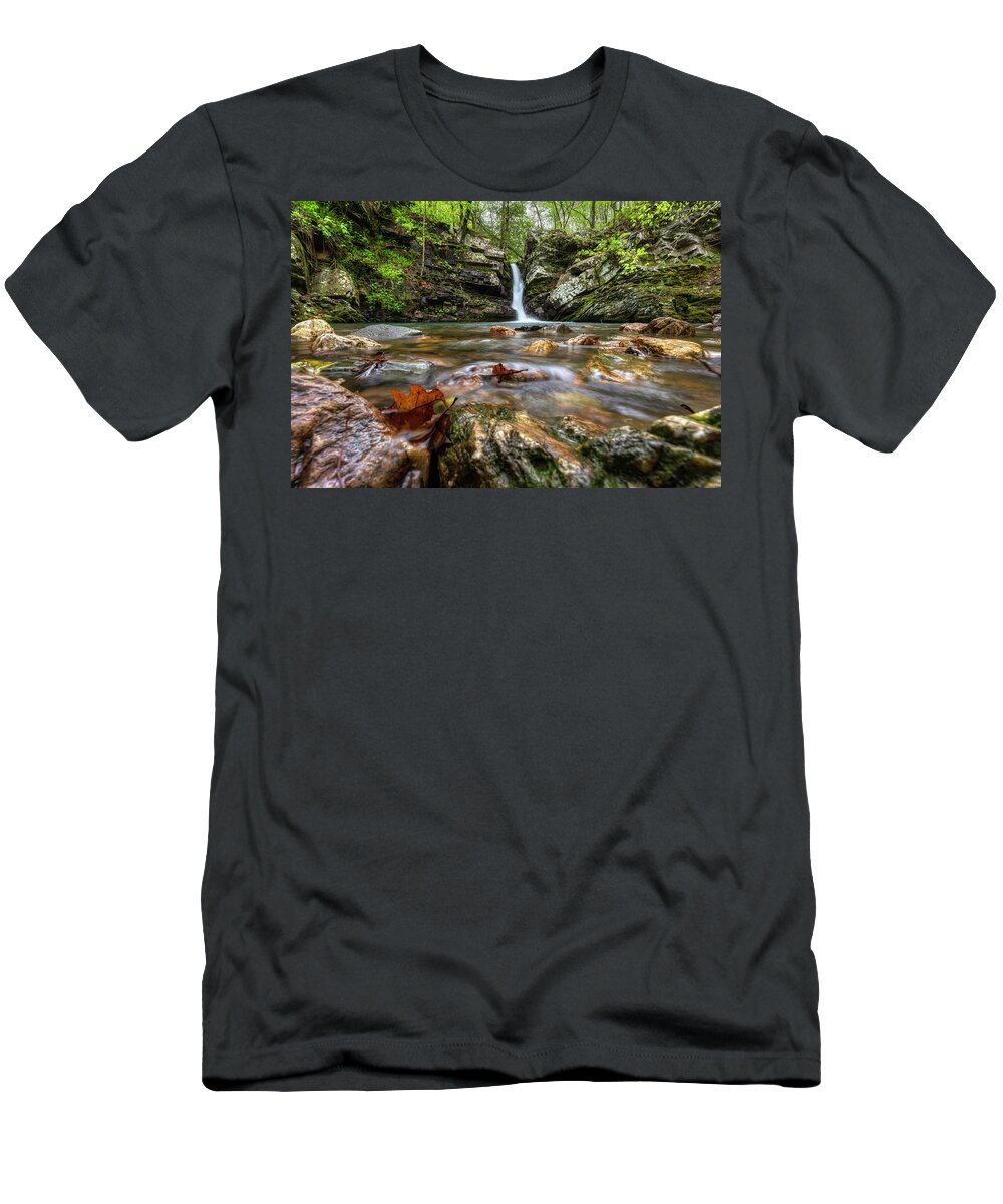 Katy Falls T-Shirt featuring the photograph Katy Falls by David Dedman