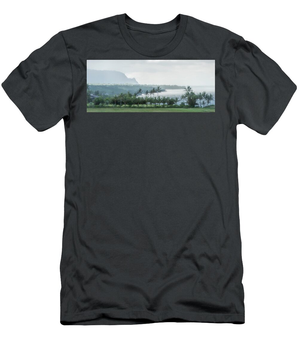 Hawaii T-Shirt featuring the photograph Kauai in the Morning Mist by Betty Eich