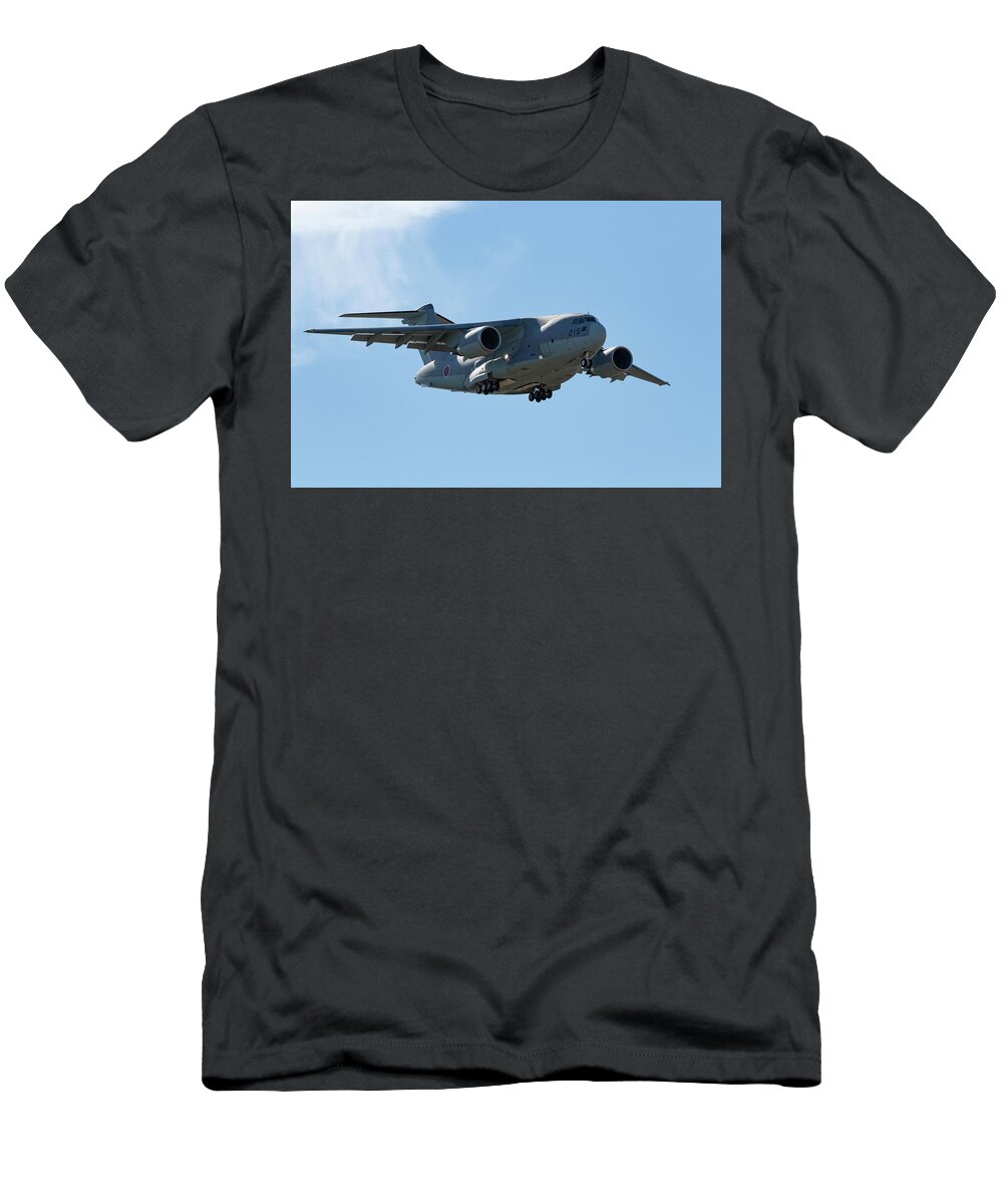 Kawasaki C2 T-Shirt featuring the photograph Kawasaki C-2 by Airpower Art