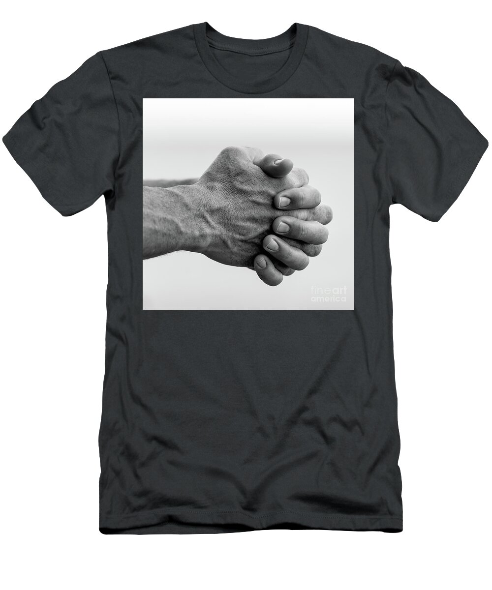 Hands T-Shirt featuring the photograph Kind Hands by Doug Sturgess