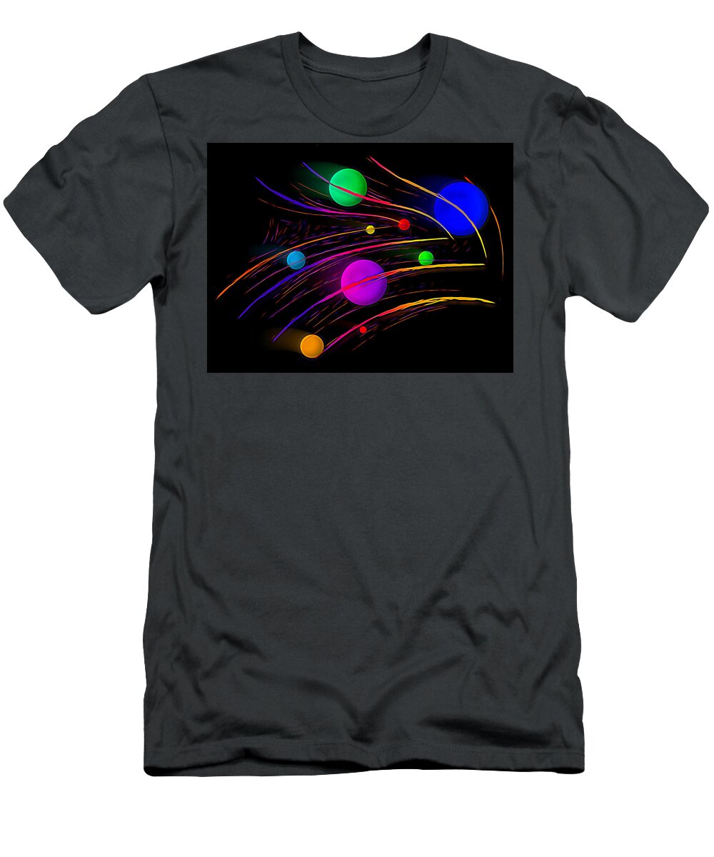 Kinetic T-Shirt featuring the photograph Kinetic Color by Paul Wear
