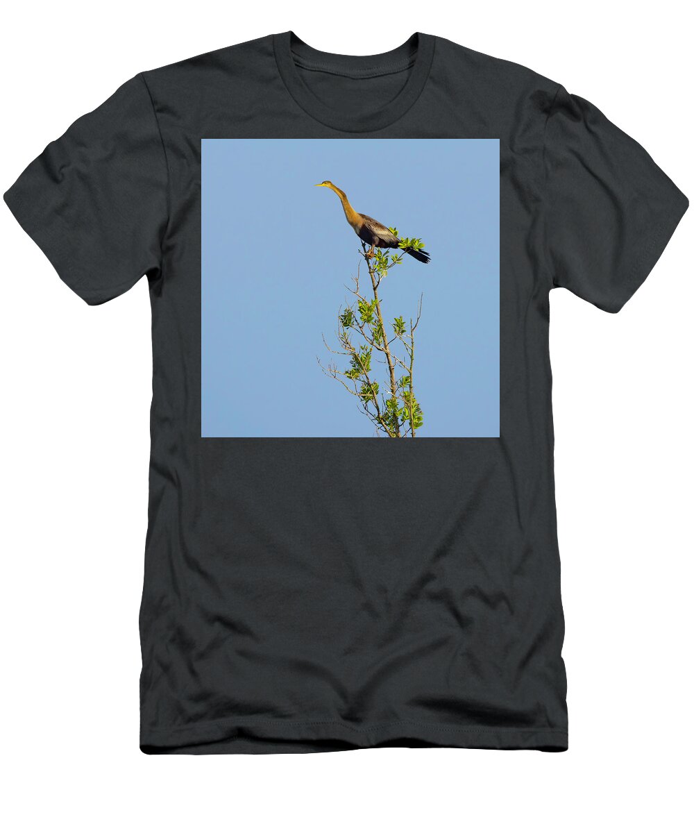 R5-2630 T-Shirt featuring the photograph King of the Marsh by Gordon Elwell