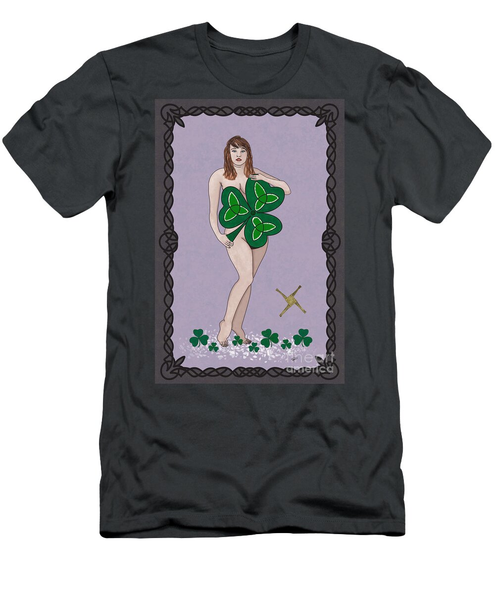 Kiss Me T-Shirt featuring the digital art Kiss Me - Grape by Megan Dirsa-DuBois
