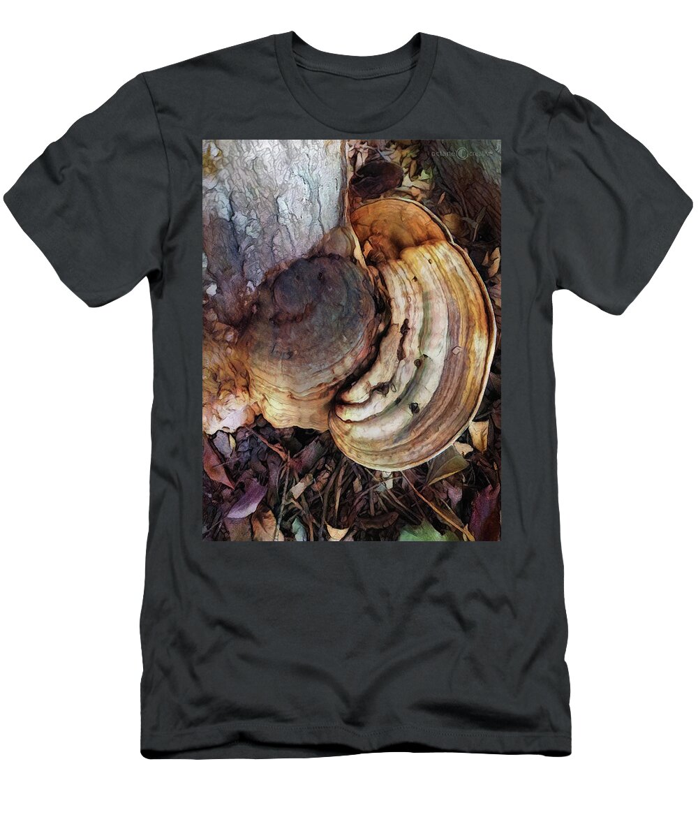 Photo T-Shirt featuring the photograph Rings Of Fungi by Tim Nyberg