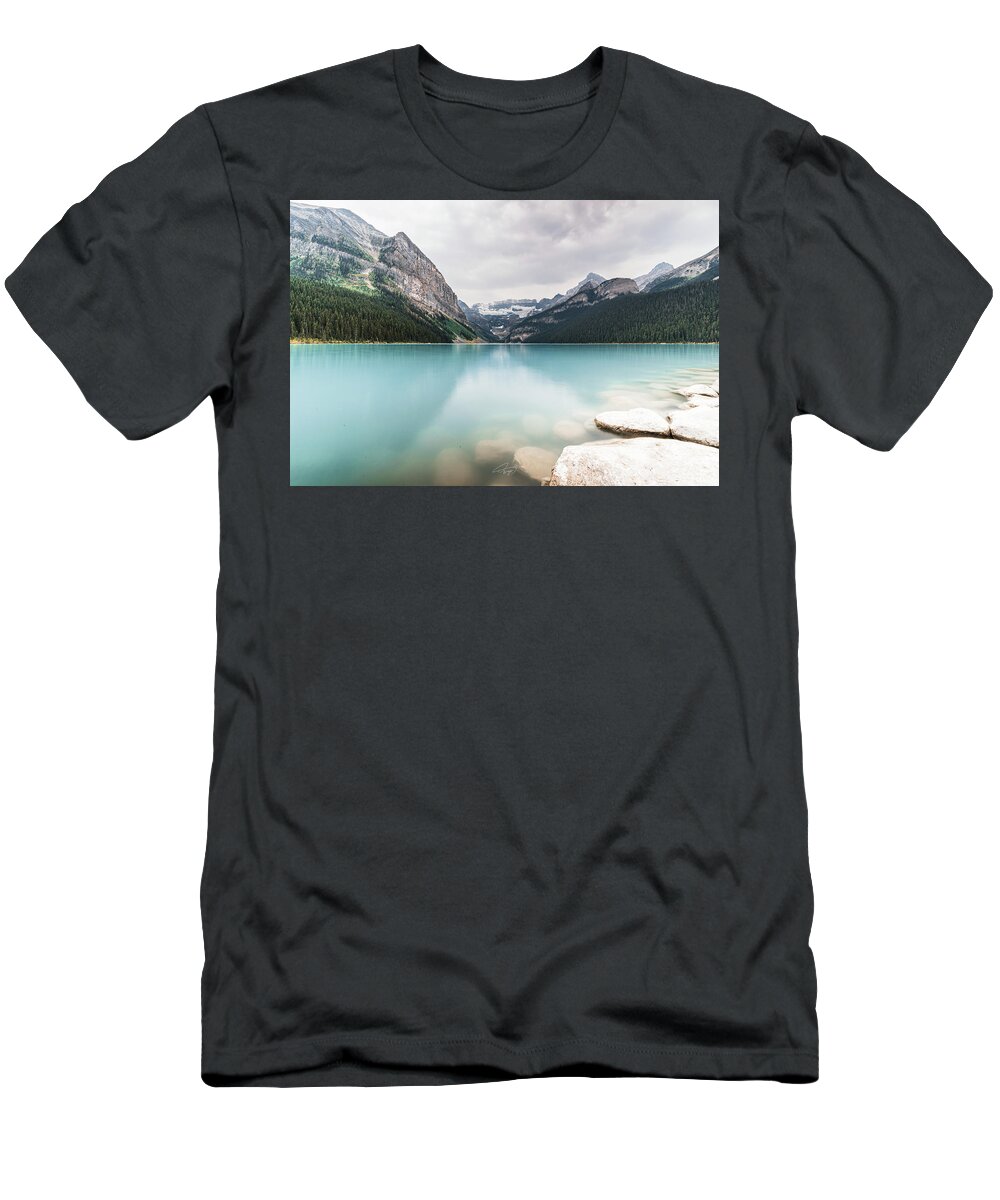  T-Shirt featuring the photograph Lake Louise by William Boggs
