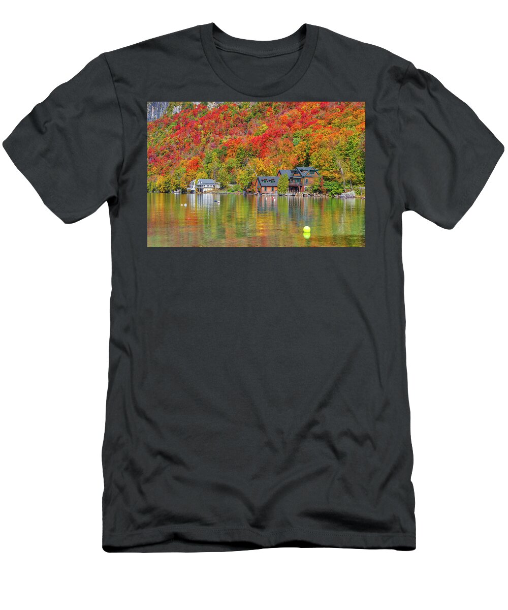 Lake Willoughby T-Shirt featuring the photograph Lake Willoughby Vermont Northeast Kingdom by Juergen Roth